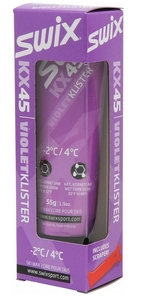 Клистер SWIX  Violet   -2/+4  фиолет  со скребком KX45