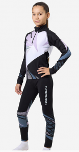 Комбинезон NORDSKI Heat JR Black/Lavender гон разд NSJ678106 (р.146)