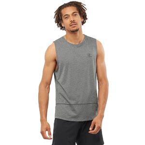 Майка SALOMON CROSS RUN GRAPHIC TANK M Black/Hea LC1787700 (р.XL)