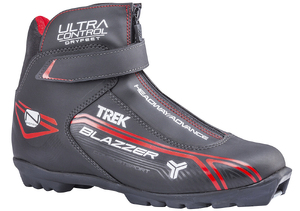 Лыжные ботинки TREK BlazzerControl2 лого/красный (черный)  (р.41)