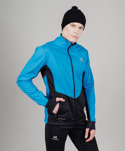 Тренировочная куртка Nordski Pro Light Blue/Black NSM566284 (р.XL)