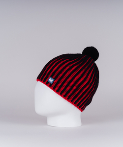 Вязанная шапка Nordski Wool Black/Red NSV482900