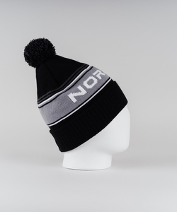 Вязанная шапка Nordski Stripe Black/Grey NSV470201
