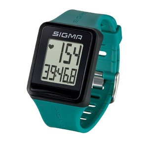 Пульсометр SIGMA ID.GO PINE GREEN 24520, зелен., пульсометр с датчиком, часы, секундомер