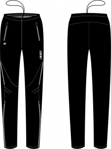 Брюки разминочные KV+ TORNADO pants black,26V105.1 (р.XL)