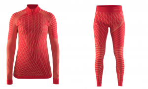 Комплект CRAFT ACTIVE INTENSITY жен. руб/молния (S)