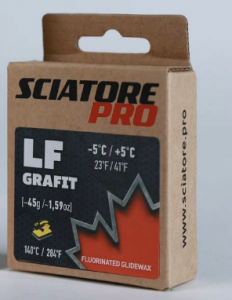 Парафин Sciatore Pro  LF GRAFIT (черный) -5/+5 45 гр