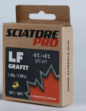 Парафин Sciatore Pro LF GRAFIT (черный) -5/+5 45 гр Парафин Sciatore Pro LF GRAFIT (черный) -5/+5 45 гр