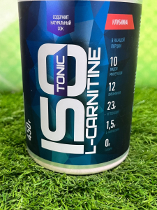 Спорт. пит. RLINE ISOTONIC 450г, клубника L-Carnitin