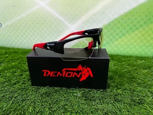 Очки спортивные Demon IRON линза коричневая фотохромная оправа matt black/red , мягкий чехол
