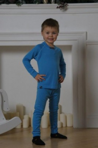 Комплект термобелья Nordski Kids Warm NSK459700 ((134), Blue)