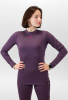 белье NONAME ARCTOS WS SHIRT 24 WOS PURPLE, рубашка, фиол., женск. (р.М)