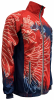 Разминочная куртка STIK RUS2026 красная  (р.34-2XL)