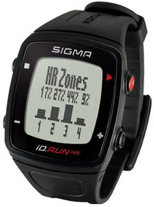 Пульсометр SIGMA ID.RUN HR BLACK 24900, черн,часы с GPS