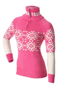 Свитер KV+ CORTINA sweater woman pink/white 22U161.12 (р.XS)