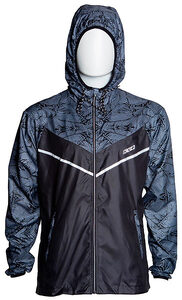Ветровка KV+ BREEZE windproof jacket man, black\ grey, 23S18.1 (р.S)