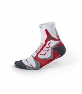 Носки NONAME COOLMAX RUNNING SOCKS 2000335, р-р 2 пары (6-L, бел./красные.,)