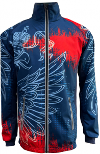 Разминочная куртка STIK RUS2026 синяя