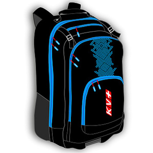 Рюкзак KV + Rucksack black/blue 30л 20D14.12