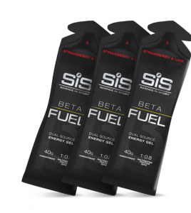 Гель SIS GEL BETA FUEL 60мл. (Клубника-Лайм)