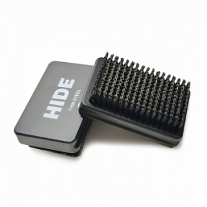 Щетка HIDE тонкая сталь с окантовкой 