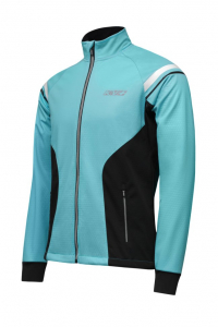 Куртка разминочная KV+ CROSS jacket unisex black/turquoise,3V110.21 (р.XS)