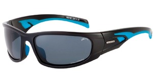 Очки спортивные RELAX NARGO линзы поляризационные серые CLOUD чер/син оправа,мягкий чехол R5318C