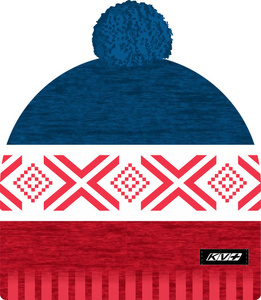Шапочка KV+ VENTO HAT red/navy/white 23A08.104 (ofsa)