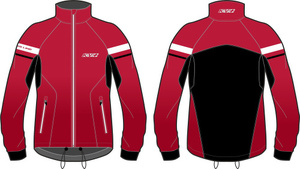Куртка разминочная KV+ CROSS jacket unisex red 23V110.3 (р.XL)