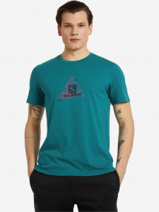 Футболка SALOMON EXPLORE BLEND TEE M Pacific LC1524400 (р.М)