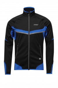 Куртка разминочная KV+ PREMIUM black/blue 23V145.2 (р.М)