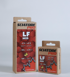 Парафин Sciatore Pro  LF MID (красный) +2/-2 45 гр
