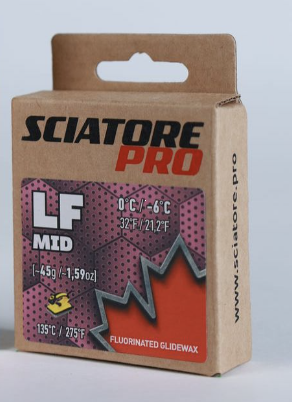 Парафин Sciatore Pro LF MID (фиолетовый) 0/-6 45 гр Парафин Sciatore Pro LF MID (фиолетовый) 0/-6 45 гр