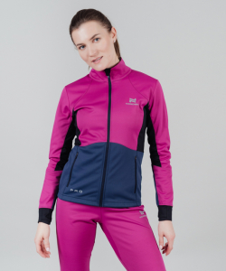 Тренировочная куртка Nordski Pro Fuchsia/Blue W NSW568328 (р.М)