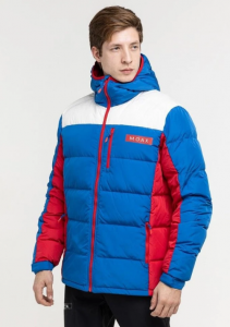 Куртка пуховая Club Team муж. (72100 синий/белый MX314231) (р.М)
