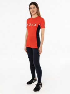 Термофутболка Moax Race LS с воротн. жен. (99992 ярко-красный MX114020)  (р.S)