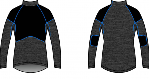 Термобелье KV+ JULIER woman long sleeves shirt pro-wind-tech, black, 21U123.1 (р.М)