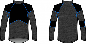 Термобелье KV+ JULIER man long sleeves shirt pro-wind-tech, black, 21U121.1 (р.М)