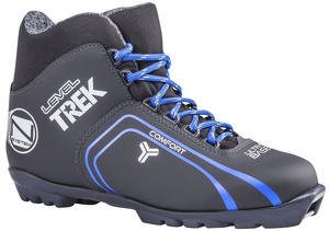 Лыжные ботинки  TREK Level 3 Черный(лого синий) (р.46)