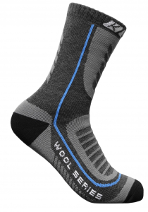 Носки спортивные KV+ Socks NORDIC STEP WOOL grey/blue,  25U21.92 (р.44-47)