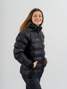 Куртка NONAME HEAVY PADDED JACKET 24 WOS BLACK, черн., утеплен., женск. 2001807-0001 (р.М)